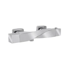 Змішувач для душу Qtap Zkrouceny термостатичний QTZKR40T105C Chrome