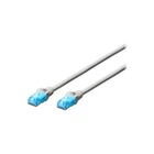 Патч-корд 3 м, UTP, cat.5e, AWG 26/7, CCA, PVC, grey Digitus (DK-1512-030)