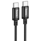 Кабель HOCO X89 Wind charging data cable Type-C to Type-C 60W 3A 1m Black