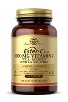 Буферизованный витамин C 1000 мг Solgar Ester-C эстер аскорбат кальция некислый vitamin c солгар добавка с биофлавоноидами бады для повышения иммунитета и от простуды средство при гастрите витамины для синтеза коллагена и молодости кожи 60 таблеток