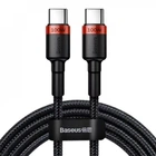 Кабель Baseus Cafule Flash Charging Type-C to Type-C PD 2.0 100W (2m) red/black