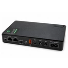Джерело безперебійного живлення Mini UPS DC1018P 10400 mAh 18W для роутера, ONU/ONT, модема, камер, PoE 15/24V, 5V/9V/12V, USB