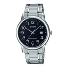 Мужские часы Casio MTP-V002D-1B чёрный циферблат
