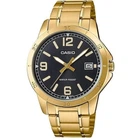 Чоловічий годинник Casio MTP-V004G-1B чорний циферблат