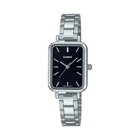 Жіночий годинник Casio LTP-V009D-1E чорний циферблат