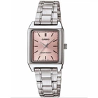 Жіночий годинник Casio LTP-V007D-4E рожевий циферблат