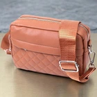 Жіноча сумка крос-боді з монетницею з екошкіри Vintage 22795 руда