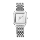 Жіночий годинник Burker Watches Macy сріблястий з білим циферблатом (MCSW)