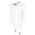Сетевое зарядное устройство Proove Pocket GaN 65W (2Type-C + USB) White (WCPG65121202)