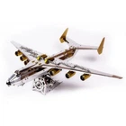 Конструктор Metal Time Коллекционная модель Ukrainian Dream механический самолет Мрія АН-225 двухцветный Exclusive Edit (MT001EE)