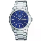 Чоловічий годинник Casio MTP-1239D-2A синій циферблат