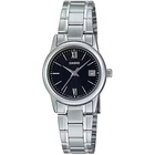 Женские часы Casio LTP-V002D-1B3 чёрный циферблат