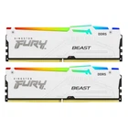 Модуль пам'яті для комп'ютера DDR5 64GB (2x32GB) 6000 MHz Beast White RGB EXPO Kingston Fury (ex.HyperX) (KF560C30BWEAK2-64)