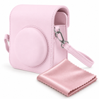 Чехол для фотоаппарата Fujifilm Instax Mini 13/12/11/9 Light Pink + салфетка из микрофибры (mrk5722)