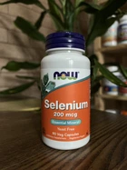 Селен Now Foods, Selenium, 200 мкг, 90 капсул