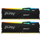 Модуль пам'яті для комп'ютера DDR5 64GB (2x32GB) 5200 MHz Beast RGB EXPO Black Kingston Fury (ex.HyperX) (KF552C40BB2AK2-64)