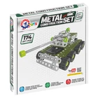 Металевий конструктор Танк ТехноК 4951TXK, 174 деталі