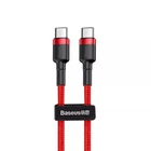 Кабель Baseus Cafule Type-C to Type-C PD 2.0 60W (1m) Red