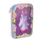 Пенал с окошком Cool For School 1 отделение с органайзером фиолетовый (QT-5750-Purple)