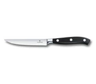 Кухонный кованый нож Victorinox Grand Maitre для томатов и стейков серрейтор 120 мм в подарочной коробке Черный (7.7203.12WG)