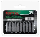 Набор бит Toptul 1/4" L25 мм PH2 10 предметов (FSBA0802G)