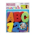 Набор детский Английских цифр и букв для ванны Munchkin WJ087 36 шт