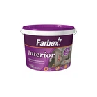 Краска интерьерная высококачественная ВДА "Interior" Farbex матовая белая (База А)