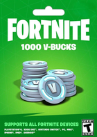 Подарочная карта Fortnite 1000 V-Bucks card для всех платформ В-баксы/Вабаксы/ВА-баксы
