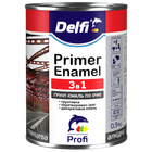 Грунт-эмаль на ржавчину Delfi 3в1 Графитовая 0.9кг