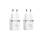 Сетевое зарядное устройство Hoco C12 2 USB 2.4A белое