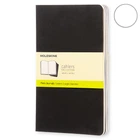 3 блокнот Moleskine Cahier середніх чорних QP318