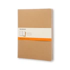 Блокнот Moleskine Cahier Бежевый XXL 120 страниц в линию (21х30 см) (8055002851473)