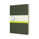 Блокнот Moleskine Cahier Зеленый большой 120 страниц нелинованный 19х25 см (8055002855358)