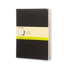 Блокнот Moleskine Cahier Чорний Великий 120 сторінок нелінований 19х25 см (9788883705038)