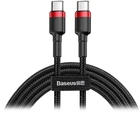 Кабель Baseus Cafule Type-C 3A PD 2.0 60W Flash Charging 2.0 м Red/Black (CATKLF-H91)