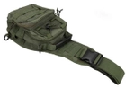 Рюкзак сумка тактическая военная Oxford 600D 6L через плечо Green - изображение 3