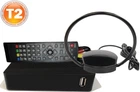 Комплект Т2 ( ТВ-тюнер DVB-T2 + антенна для Т2 Eurosky ES 008 комнатная с усилителем) Тд