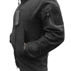 Тактична куртка № 2 Lesko A012 Black L чоловіча тепла - зображення 2