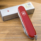 Комплект Ніж Victorinox Deluxe Tinker Red 1.4723 + Чохол з ліхтариком Police - зображення 8