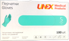 Перчатки Unex Medical Products нитриловые мятные нестерильные неопудренные S 50 пар (122-2020) - изображение 1