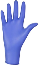 Перчатки Mercator Medical Nitrylex Basic нитриловые нестерильные неприпудренные М 100 шт Голубые (17203800) - изображение 2