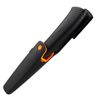 Строительный нож Fiskars с точилом в чехле (1023617) (1023617) - изображение 2