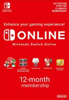 Nintendo Switch Online Gift Card 12 місяців США/US/USA-регіон