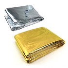 Спасательное одеяло Zarys Emergency blanket Silver-gold - зображення 4