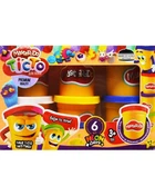 Набор креативного творчества "Тесто для лепки "Master Do" Danko Toys TMDB-01-01U 6 банок * 50 г