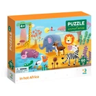Дитячий пазл "Спекотна Африка" DoDo Toys 300376, 60 елементів