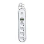 Сітковий Підовжувач LDNIO SE4432 4USB 3.4A / 4 Socket Колір Білий