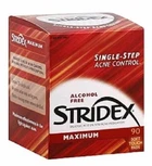 Очищуючі серветки Stridex із саліциловою кислотою максимальної дії 90 шт.