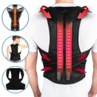 Корректор осанки корсет Back Pain Need Help для ровной спины от сутулости Черный - изображение 1