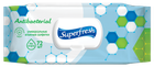 Серветки вологі універсальні Superfresh Антибактеріальні із клапаном 72шт (sr.30510)